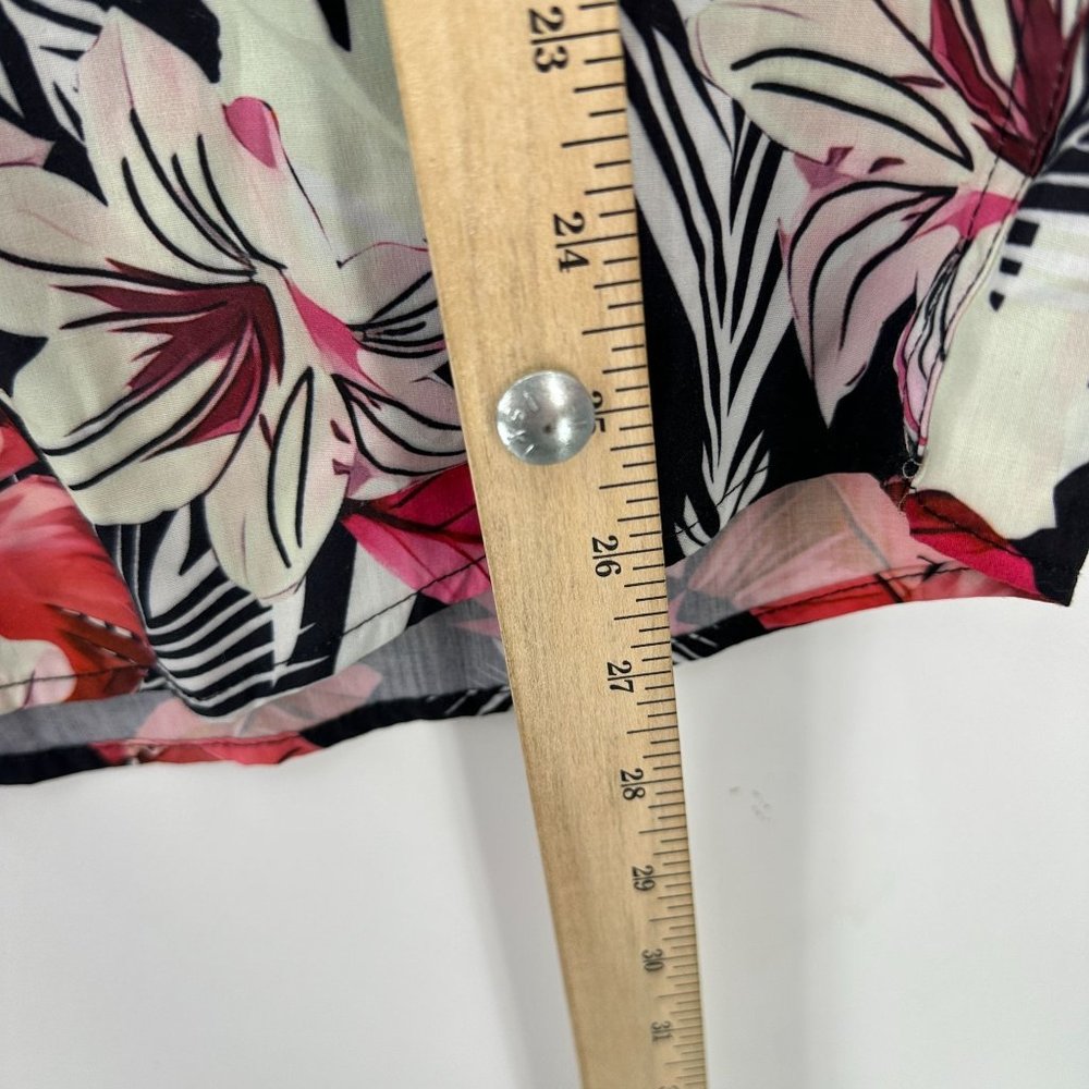 Coofandy Shirt Mens Button Down Short Sleeve Hawaiian Floral Multicolor M - Picture 7 of 8